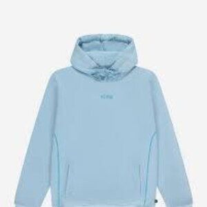 RARE/ STEPNEY HOODIE BY KING APPAREL MEN'S COLOR SKY SIZE MEDIUM 100% COTTON NWT